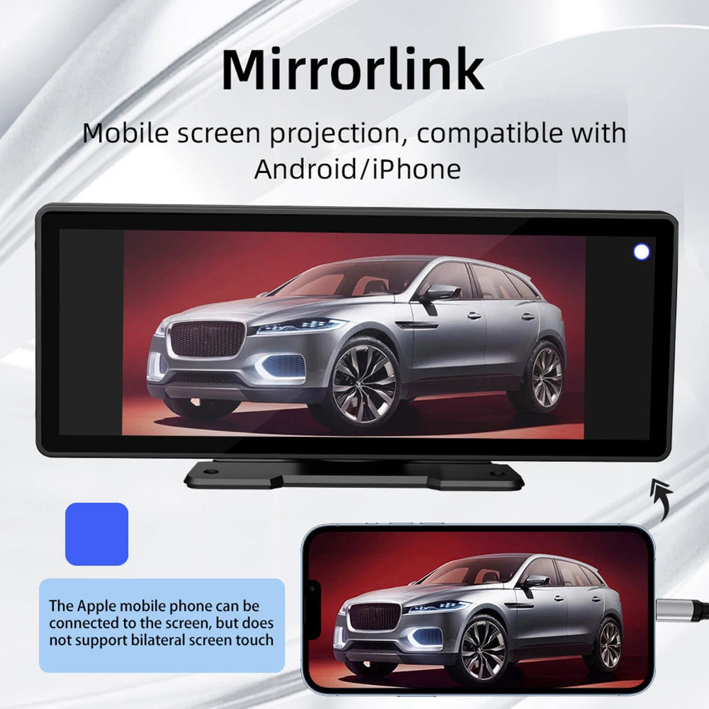 9.3 بوصة سيارة Mp5 لاعب ستيريو راديو عالمي لاسلكي Carplay أندرويد السيارات مشغل وسائط متعددة لتحديد المواقع واي فاي سيارة راديو Fm