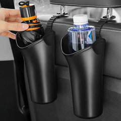 Multifunctional Car Storage Box for Umbrella Organizer Bucket Waterproof Auto Hanging Water Bottles Rack Holder Backseat Garbage