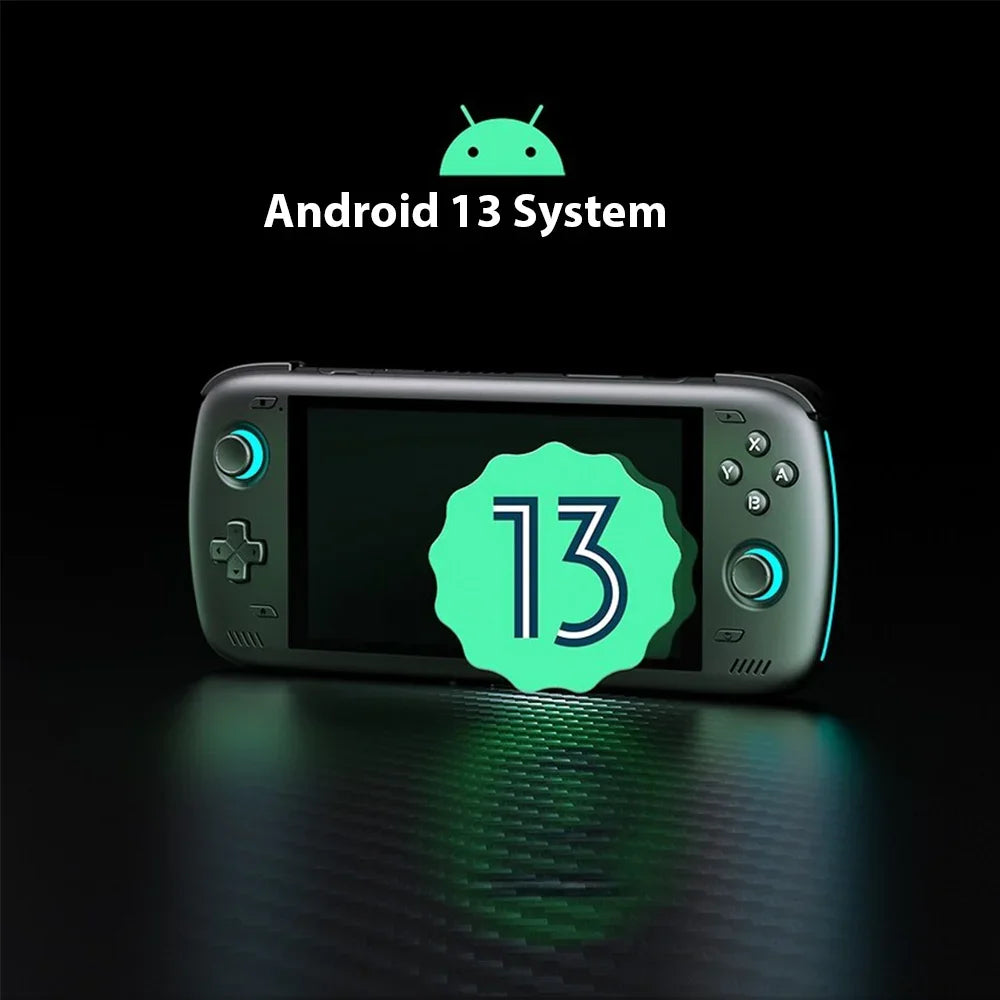 Ayn Odin2 وحدة تحكم ألعاب محمولة Pro 12G 256G/ Max 16G 512G أندرويد 6 بوصة IPS شاشة تعمل باللمس Android13 Wifi7 Bluetooth5.3 8000mAh