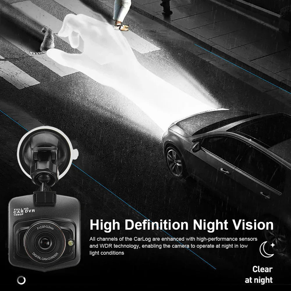 Car DVR 1080P 2.4inch Dash Cam for Cars Video Recorder Front Camera for Vehicle Black Box Night Vision G-sensor Car Accessories