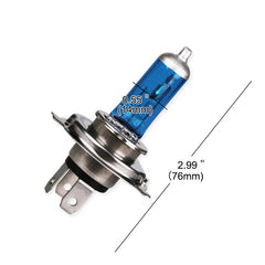 Car Accessories H4 60/55W Car Halogen Bulb 12V Halogen Light High Low Beam P43T 9003 Super Xenon White 6000K Headlight Lamp