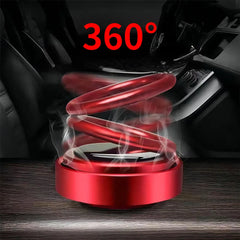 Car Solar Perfume Suspended Rotating Double Ring Aromatherapy Aromatherapy Car Accessories Ornament Perfume High