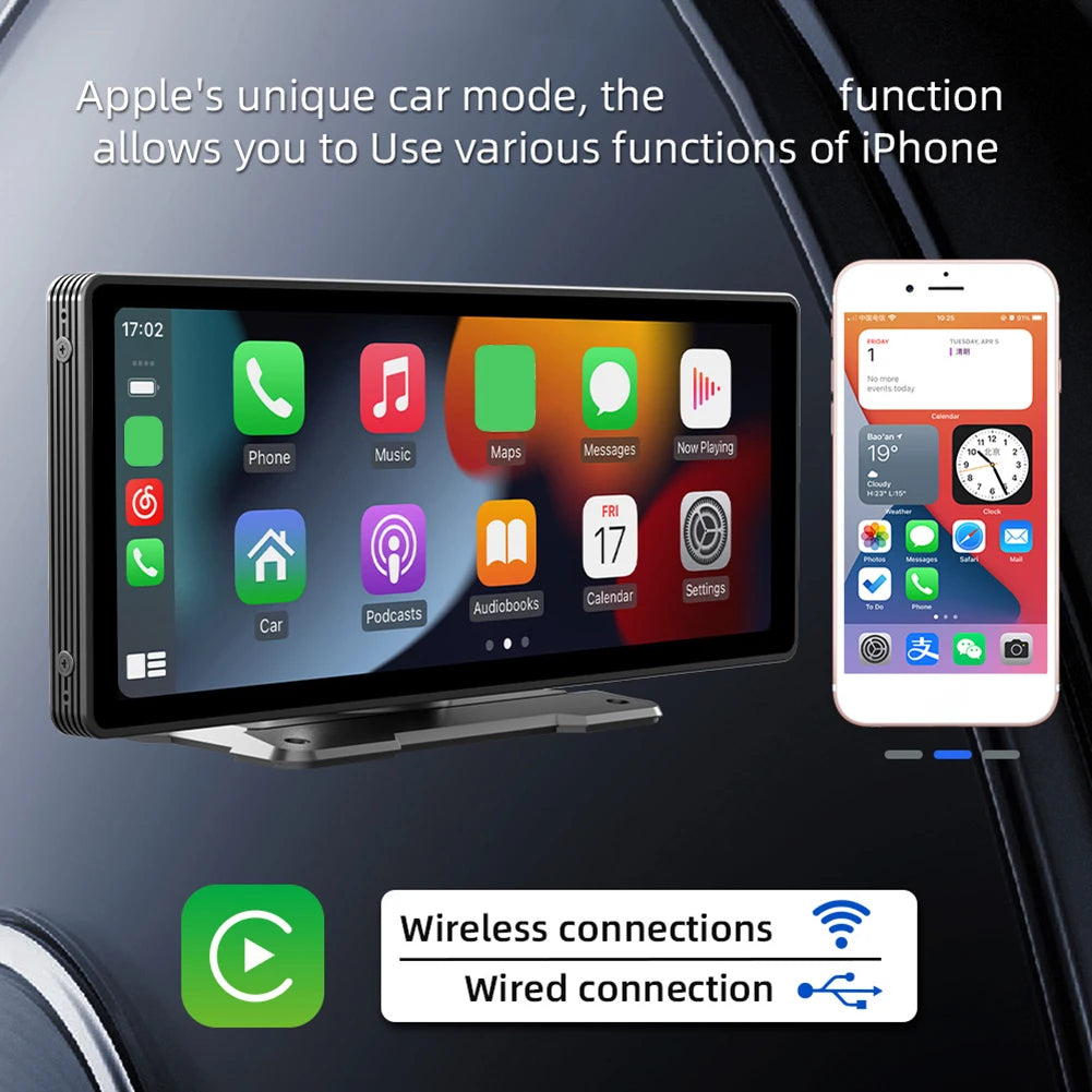 9.3 بوصة سيارة Mp5 لاعب ستيريو راديو عالمي لاسلكي Carplay أندرويد السيارات مشغل وسائط متعددة لتحديد المواقع واي فاي سيارة راديو Fm