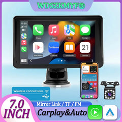 Automotive Car Radio Bluetooth Carplay Android Auto Wireless FM Touch Screen 7inch Multimedia Video Player 4.3inch Display