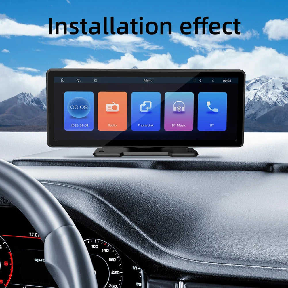 9.3 بوصة سيارة Mp5 لاعب ستيريو راديو عالمي لاسلكي Carplay أندرويد السيارات مشغل وسائط متعددة لتحديد المواقع واي فاي سيارة راديو Fm