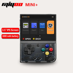 MIYOO Mini Plus وحدة تحكم ألعاب محمولة ريترو محمولة 3.5 بوصة IPS HD شاشة هدية للأطفال نظام لينكس محاكي الألعاب الكلاسيكية