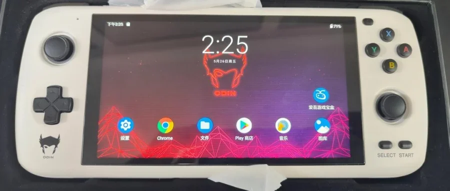 وحدة تحكم ألعاب مشغل فيديو محمول باليد من Ayn Odin 2 بشاشة 6 بوصة تعمل باللمس Android13 8G + 128G wukong black legend PSP PS2 480Game