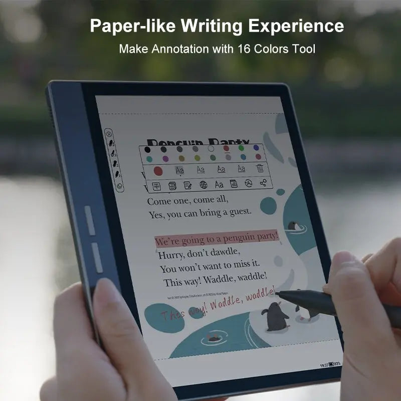 Bigme B751C شاشة eink ملونة مقاس 7 بوصات قارئ الكتب الإلكترونية قراءة الكتب الورقية الإلكترونية بالحبر الإلكتروني قارئ الكتب الإلكترونية اللوحي