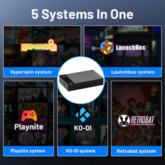 محرك الأقراص الصلبة للألعاب Super Console X 12T مع Hyperspin Launchbox Retrobat Playnite TeknoParrot لأجهزة PS3 PS2 PSP WII WIIU مع أكثر من 86000 لعبة