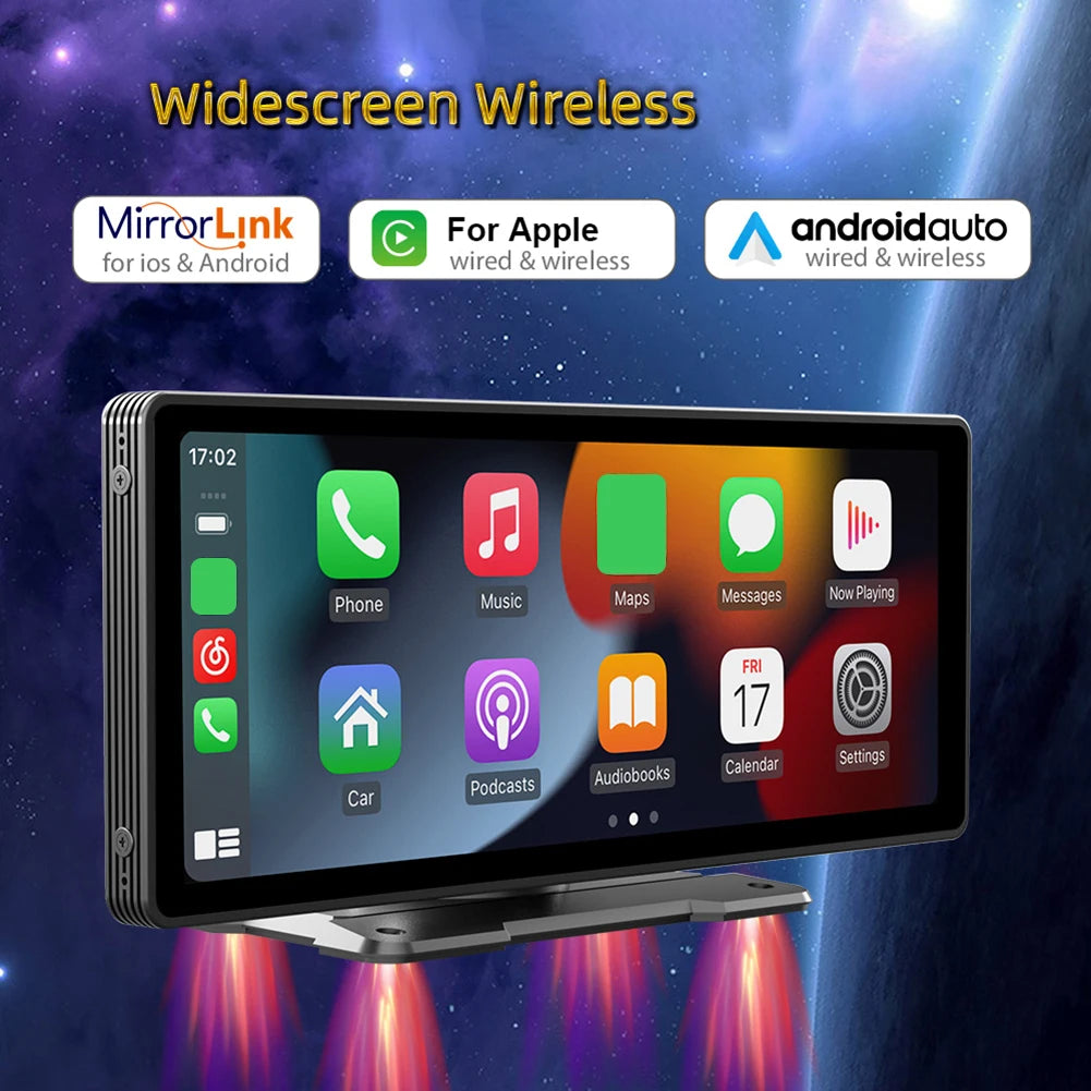 9.3 بوصة سيارة Mp5 لاعب ستيريو راديو عالمي لاسلكي Carplay أندرويد السيارات مشغل وسائط متعددة لتحديد المواقع واي فاي سيارة راديو Fm